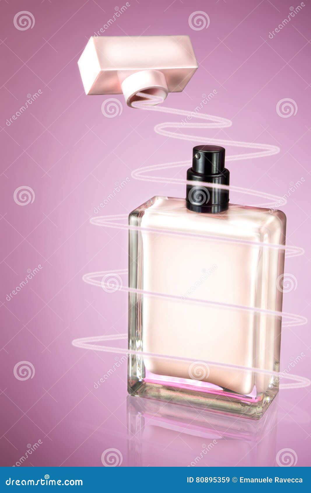 Fonkelnieuw Roze Fles Parfum Voor Vrouw Stock Afbeelding - Afbeelding CI-61