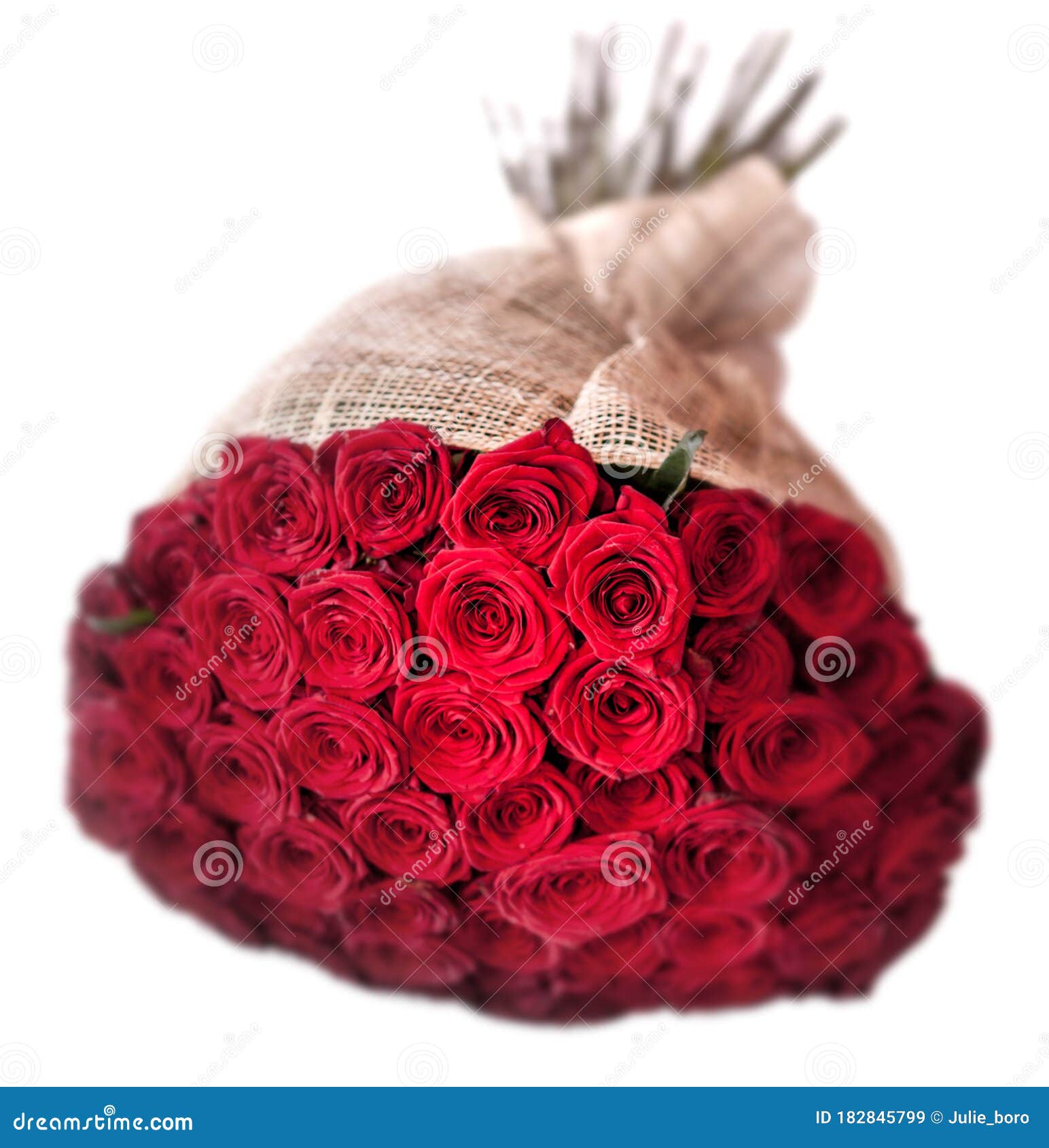 50 rozen in bouquet stock afbeelding. of 182845799