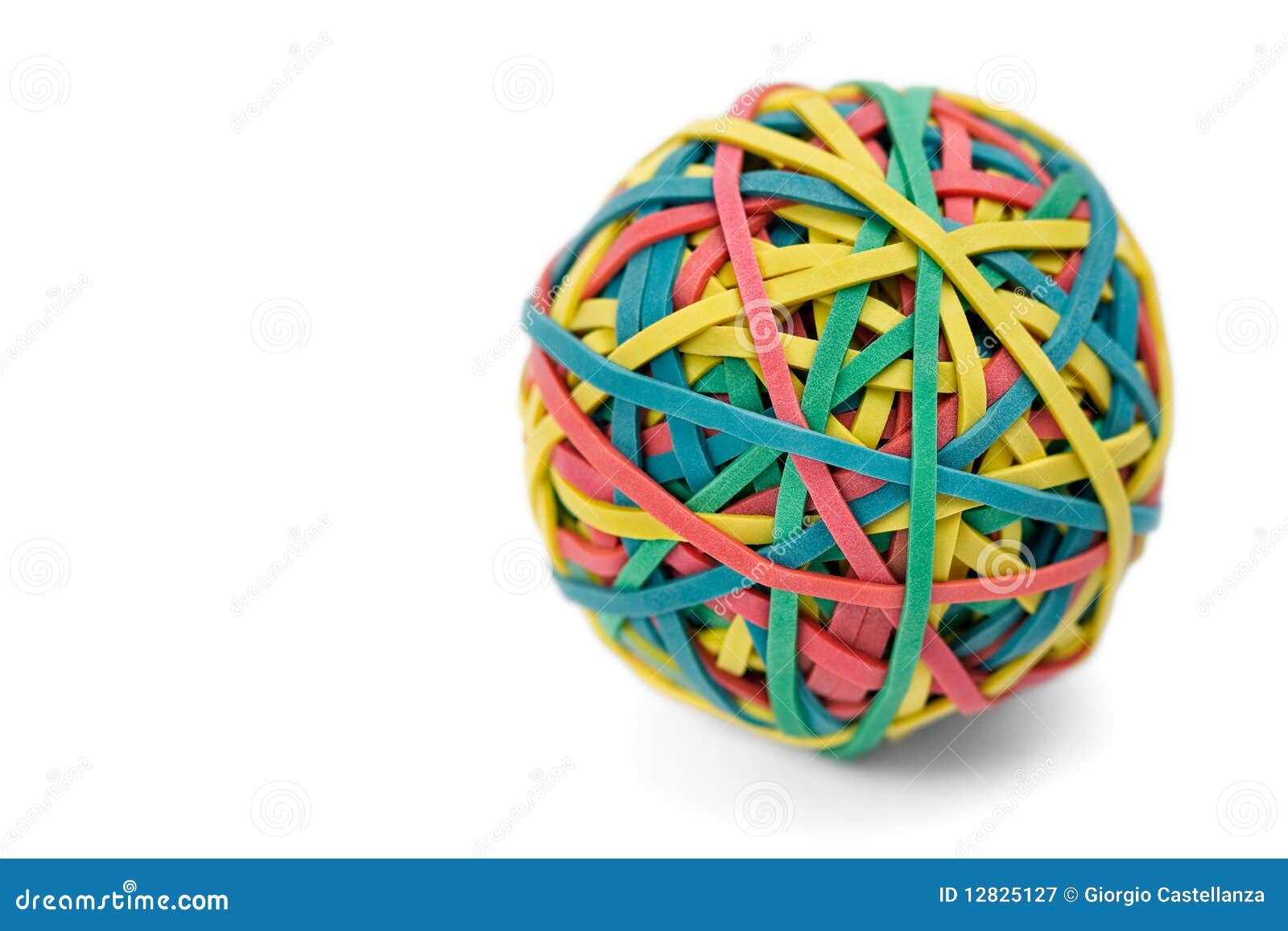 Rubber band ball stock image. Image of collection, rubber 12825127