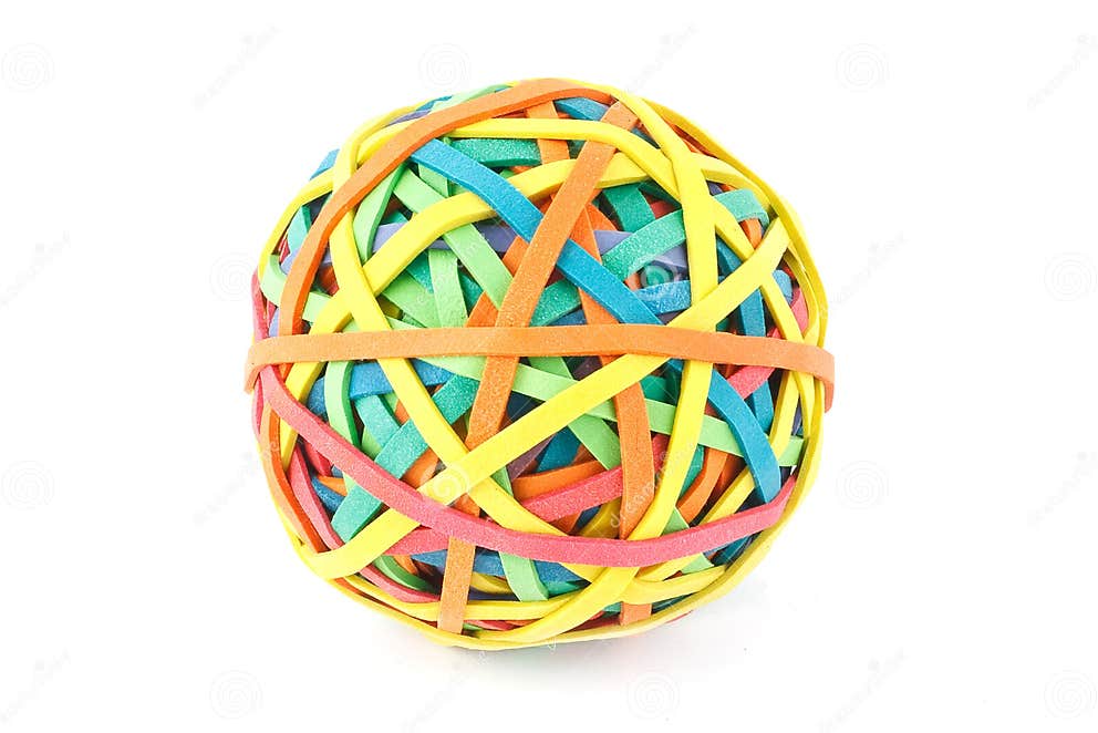 Rubber band ball stock photo. Image of circle, concept 23233398