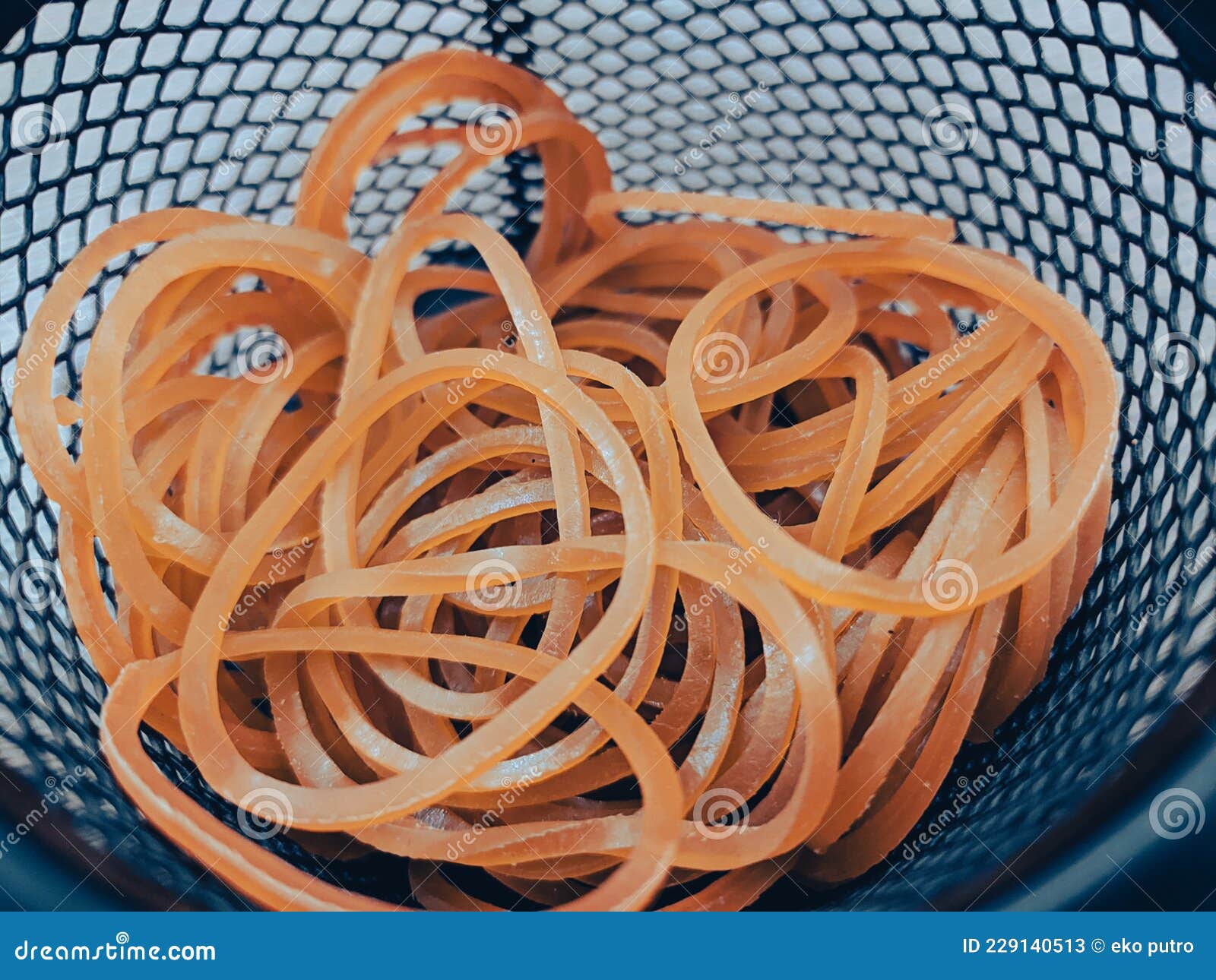 Rubber Band in a Jar. Zoom Picture Stock Image Image of zoom, rubber
