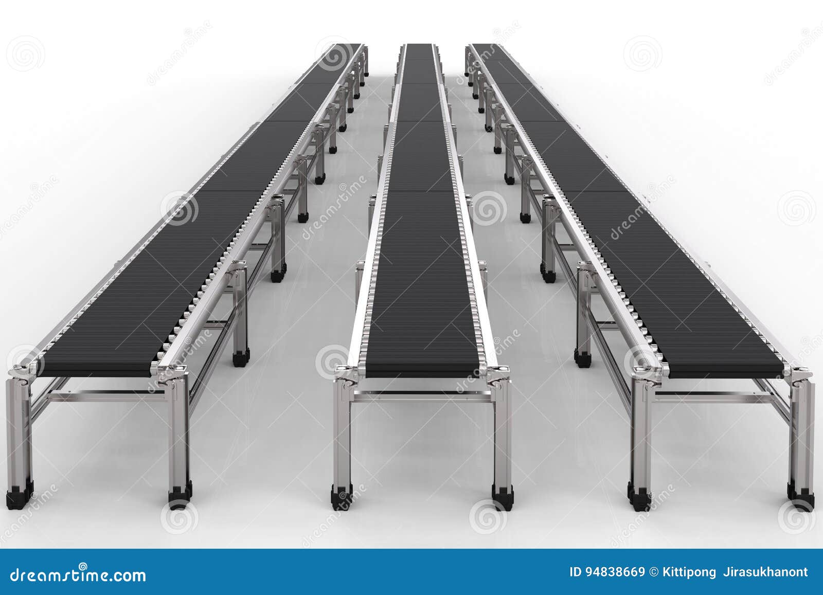 Rubber conveyor belts stock illustration. Illustration of conveyors