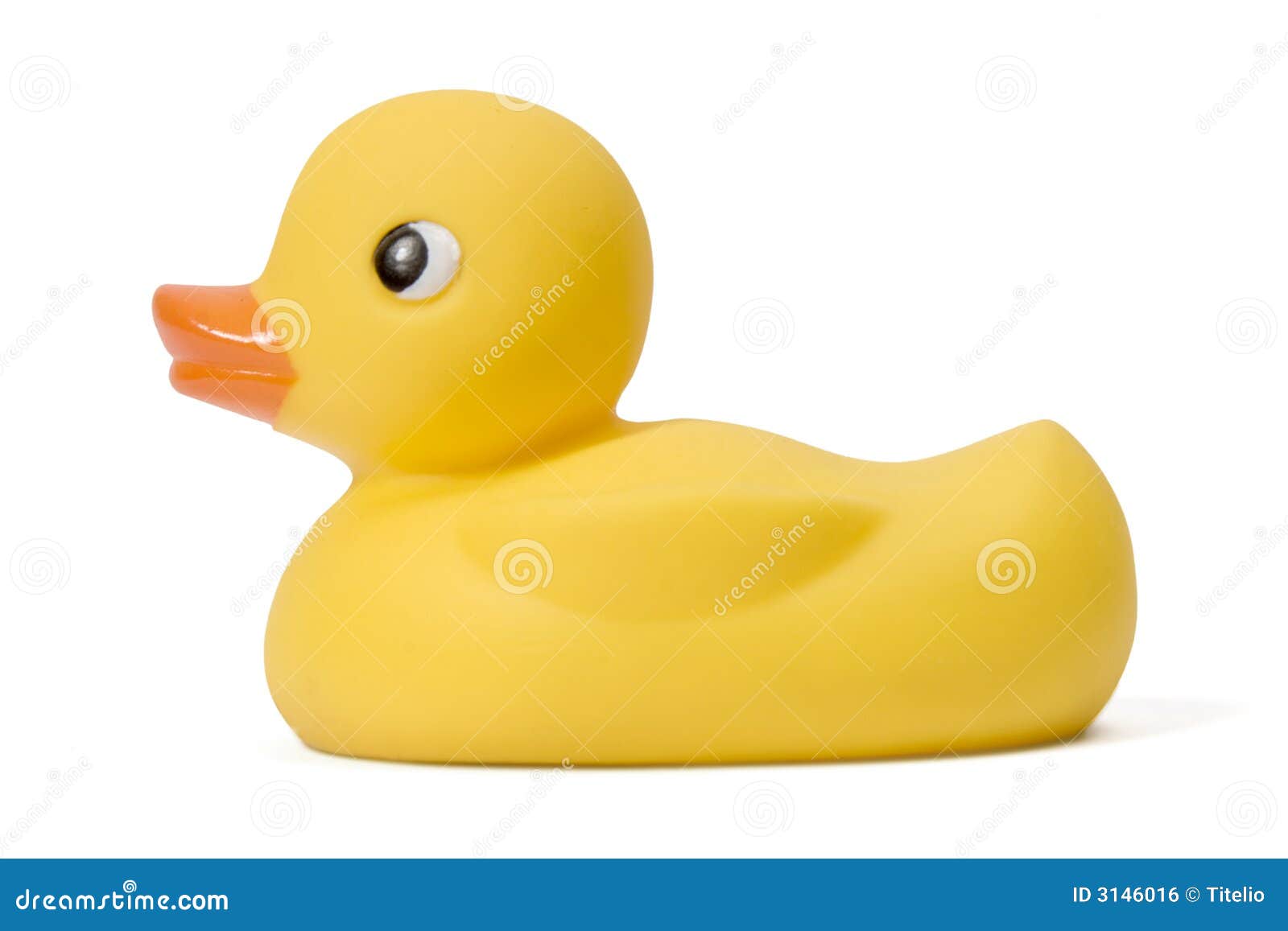 Rubber duck to play in the bathtub