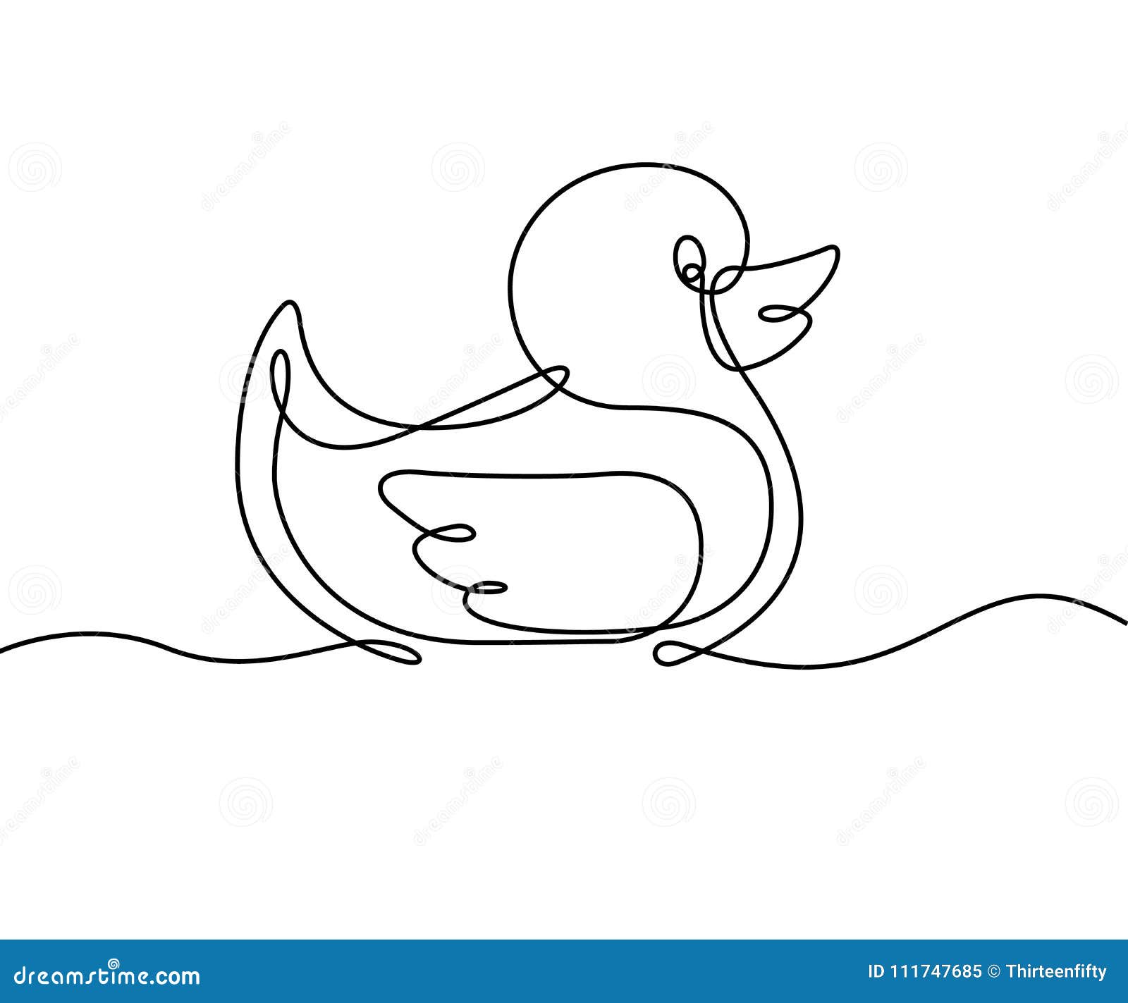 black and white rubber duck