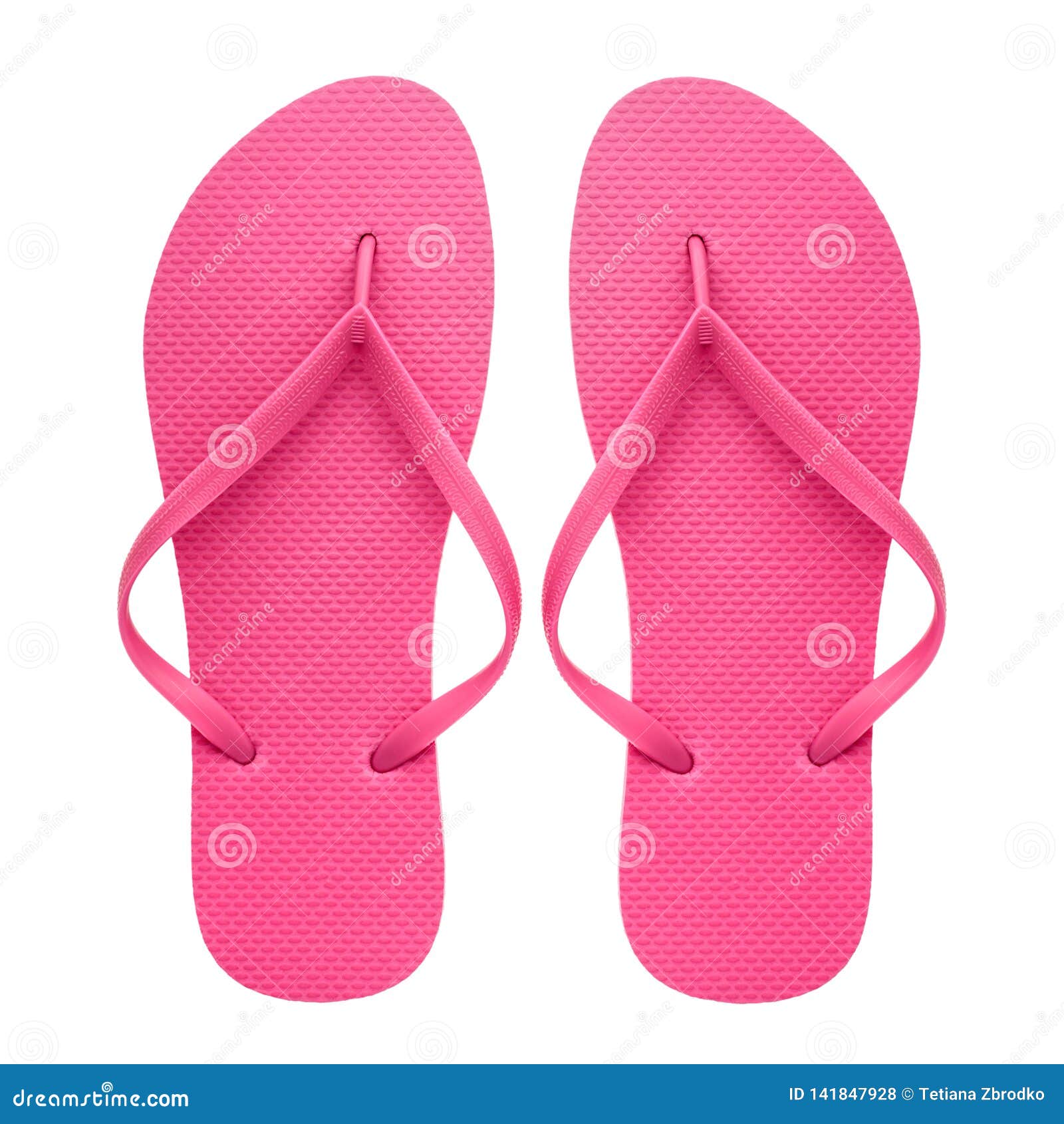 Rubber flip-flops isolated stock photo. Image of background - 141847928