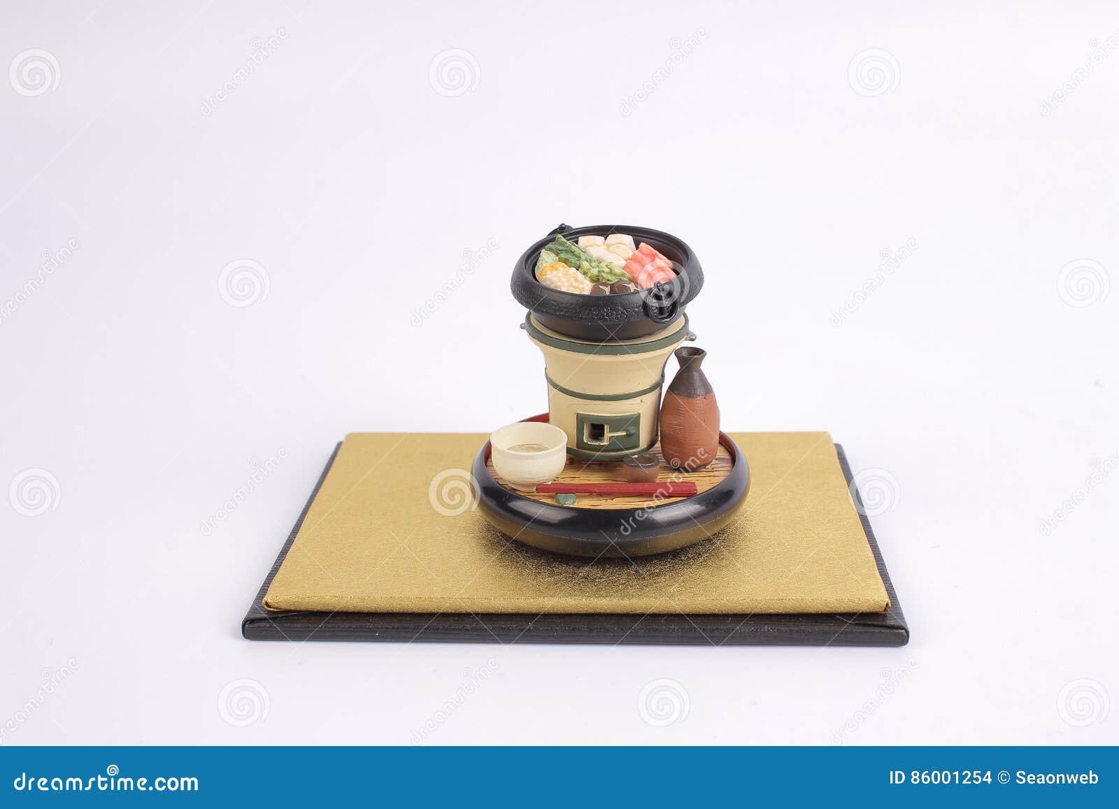 Rubber Food Toys on White Background Stock Photo Image of japanese, artificial 86001254