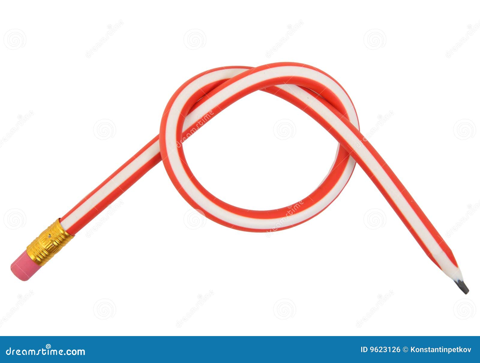 Rubber pencil stock photo. Image of unusual, isolated 9623126