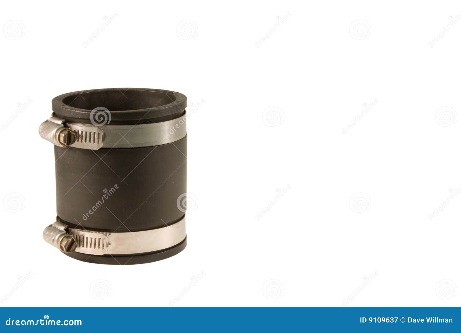 Rubber Pipe Coupling Connector Stock Image Image of fitting, hose