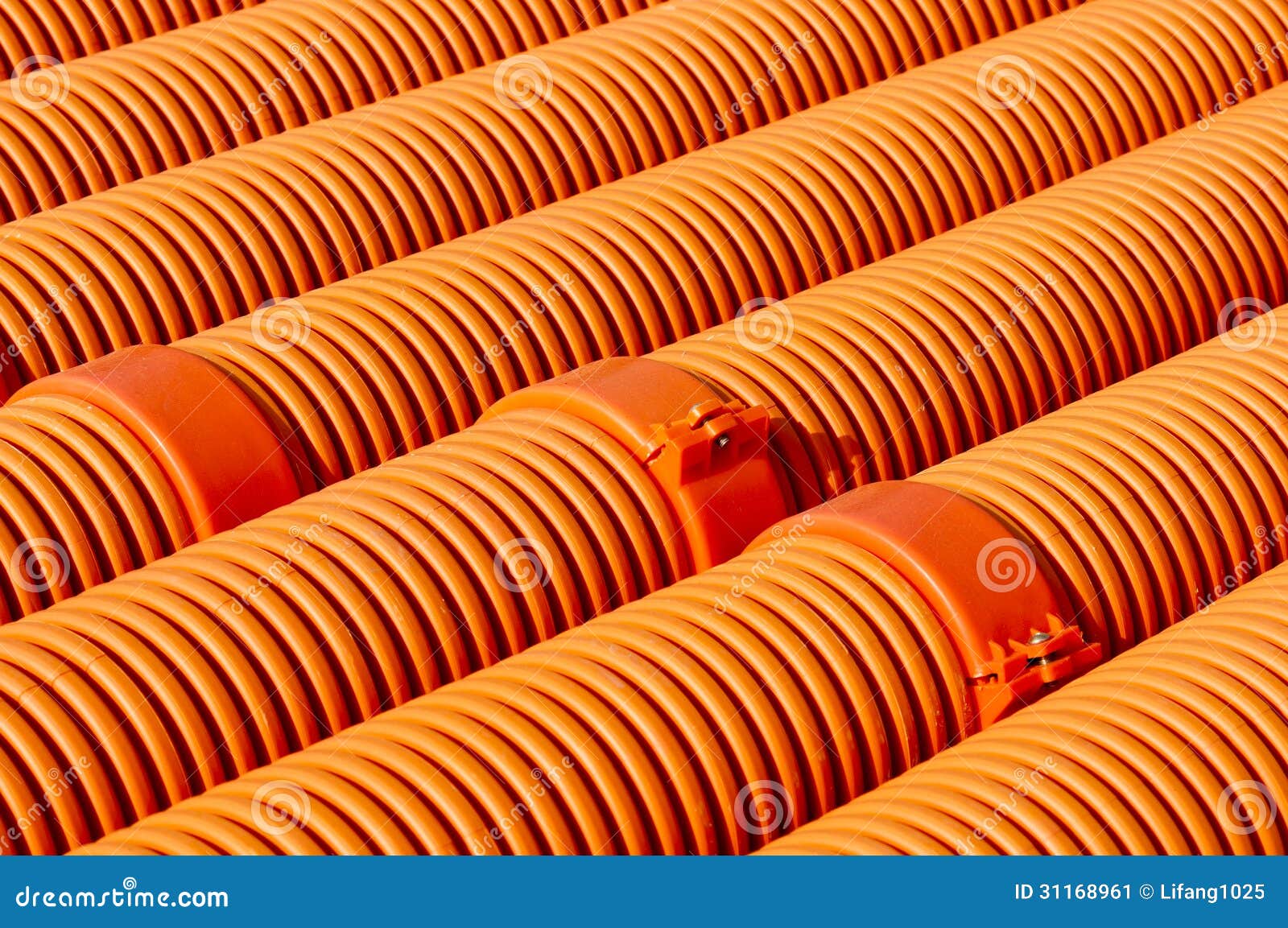 Rubber pipe stock image. Image of sewage, underground 31168961
