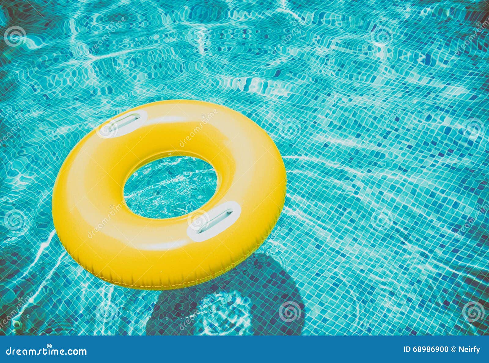 Rubber ring in pool stock photo. Image of lifeguard, rubber - 68986900