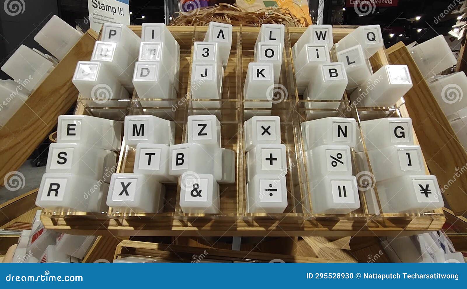 Rubber Stamp from a Stamp Maker in Bangkok, Thailand Stock Footage