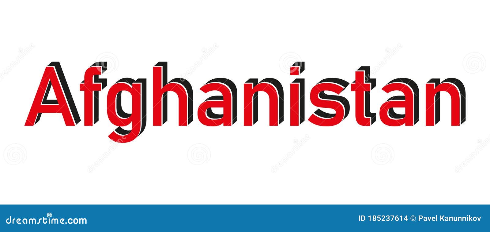 rubber stamp with text only for afganistan inside,   eps