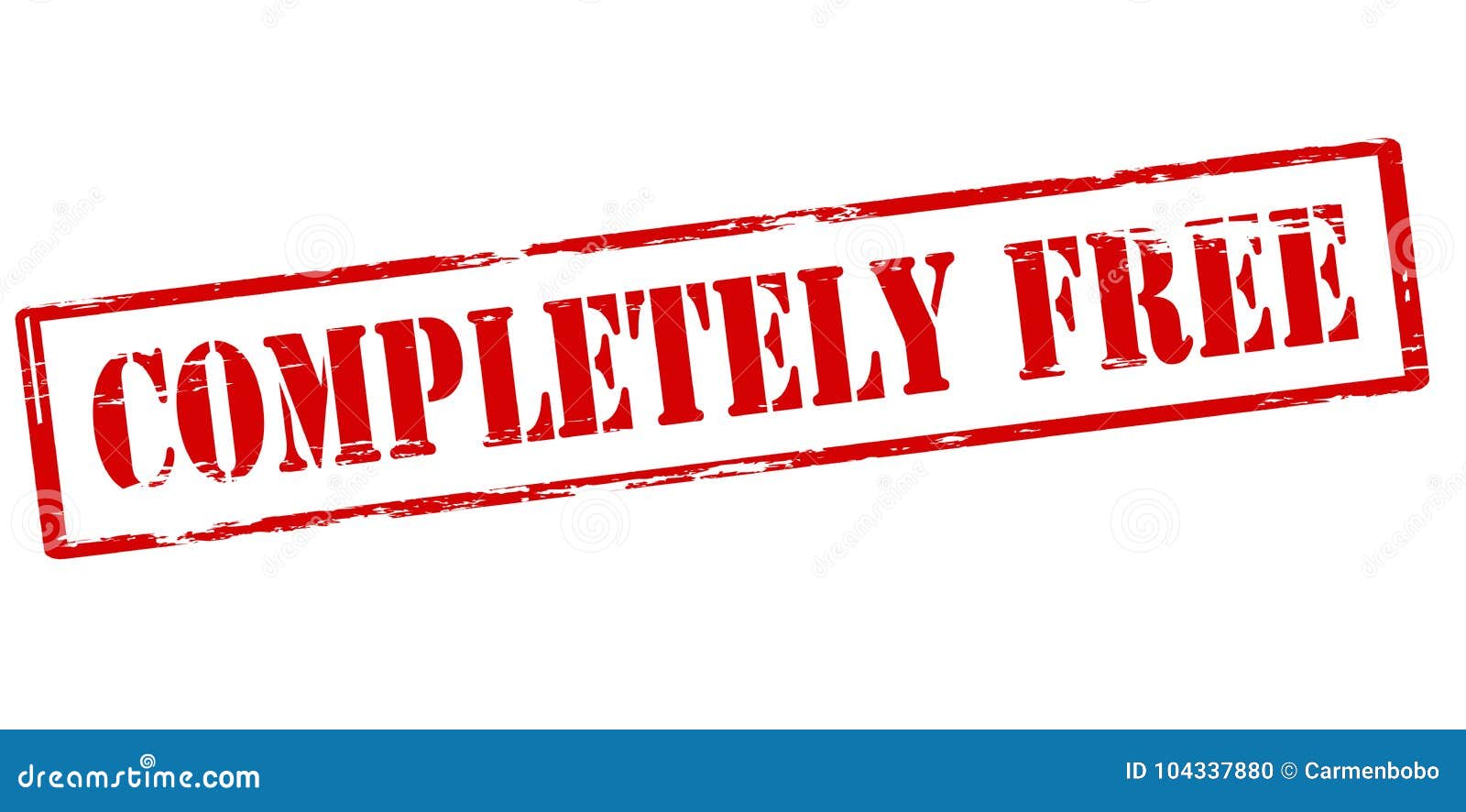 Completely free stock vector. Illustration of completely - 104337880