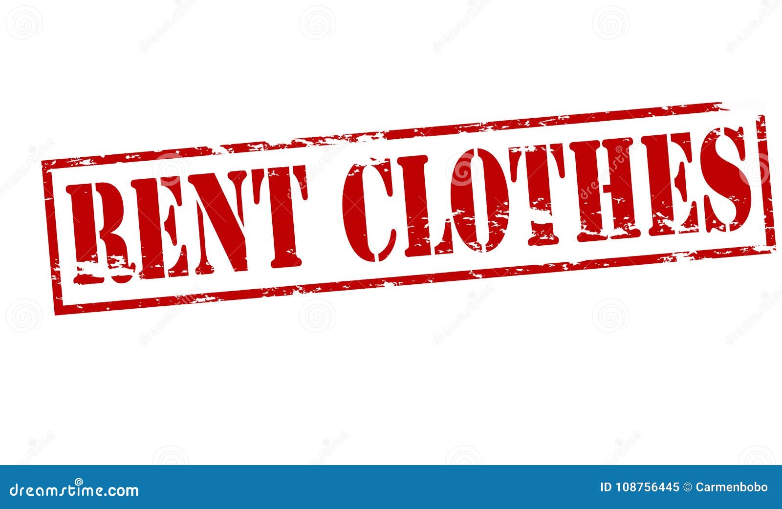 Rent clothes stock illustration. Illustration of sign 108756445