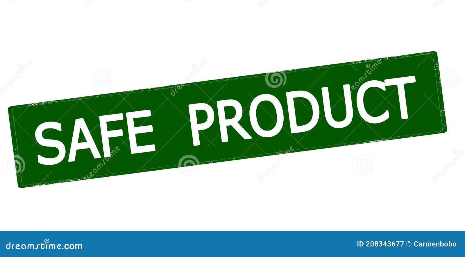 Stamp with Text Safe Product Stock Illustration Illustration of offspring, certainty 208343677