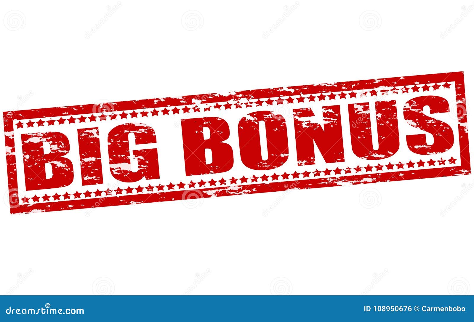 Big bonus stock illustration. Illustration of bonus 108950676