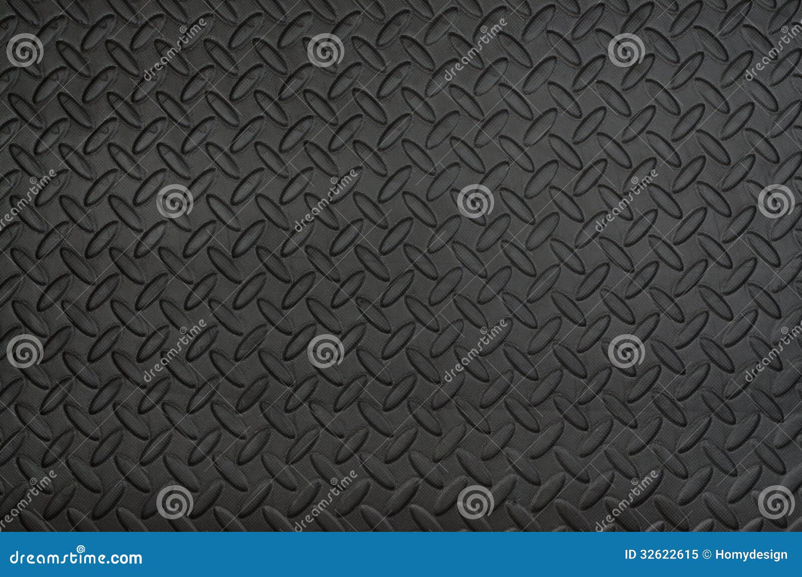 Closeup of black rubber mat texture, Stock image