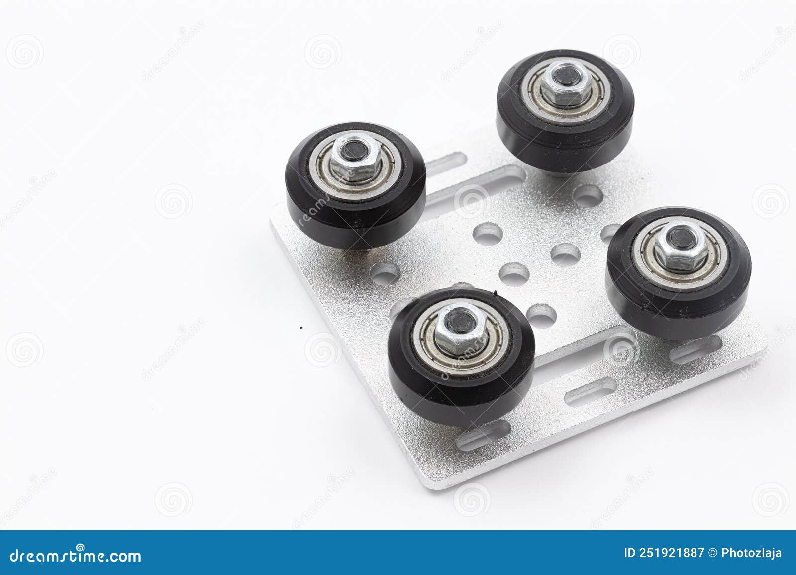 Rubber V Wheels for CNC and 3D Printer Machines Stock Image Image of