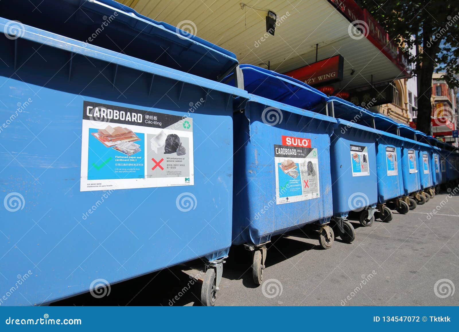 Rubbish Bin Melbourne Australia Editorial Photography Image of