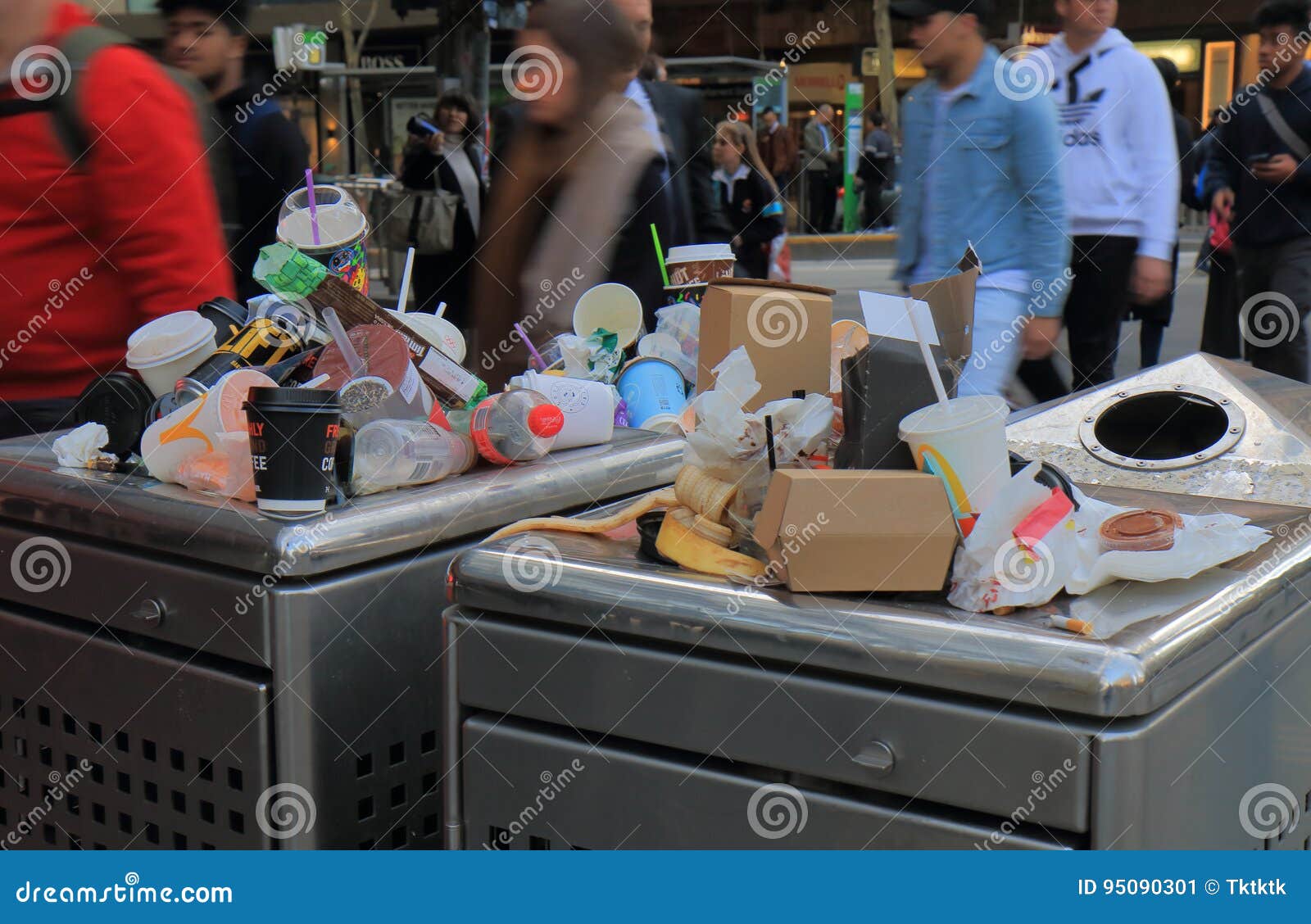 Rubbish Bin Melbourne Australia Editorial Photo Image of melbourne