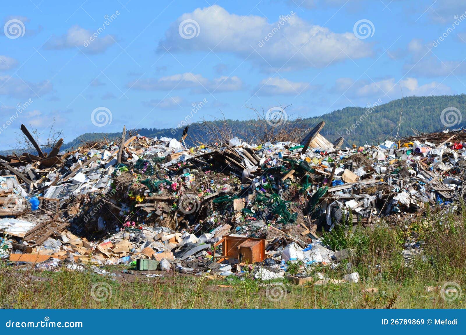 Rubbish dump stock image. Image of garbage, dirty, metal 26789869
