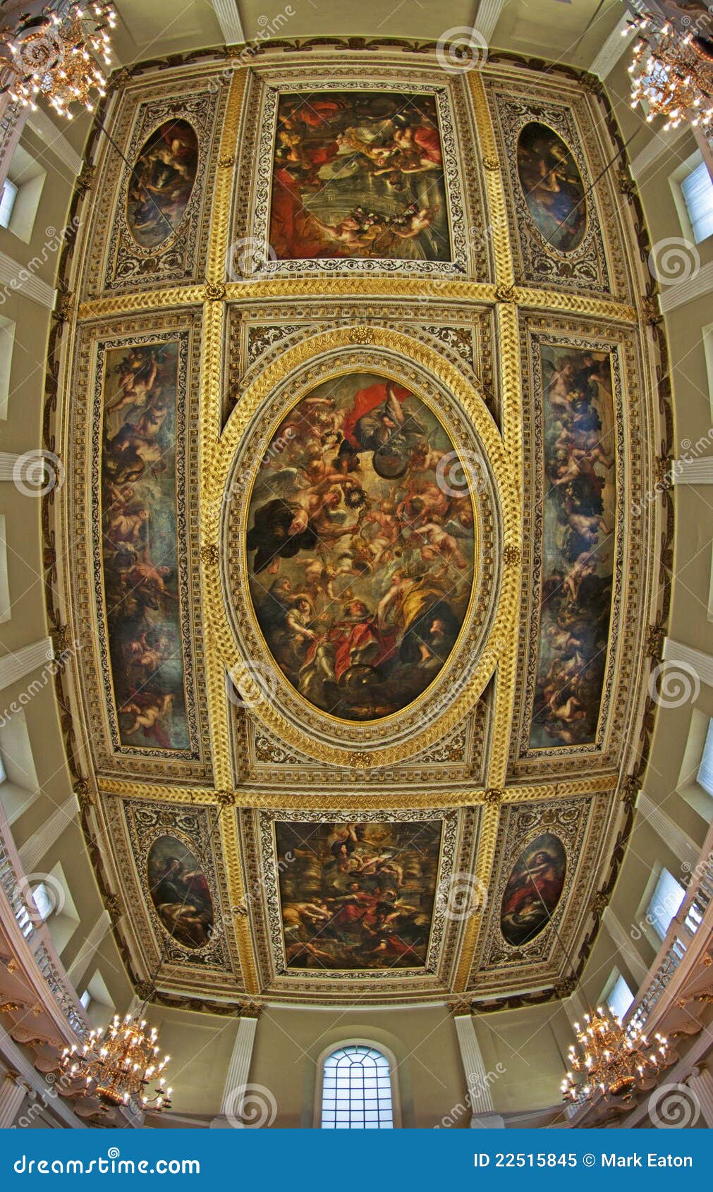 The Rubens Ceiling Banqueting House Editorial Image Image Of