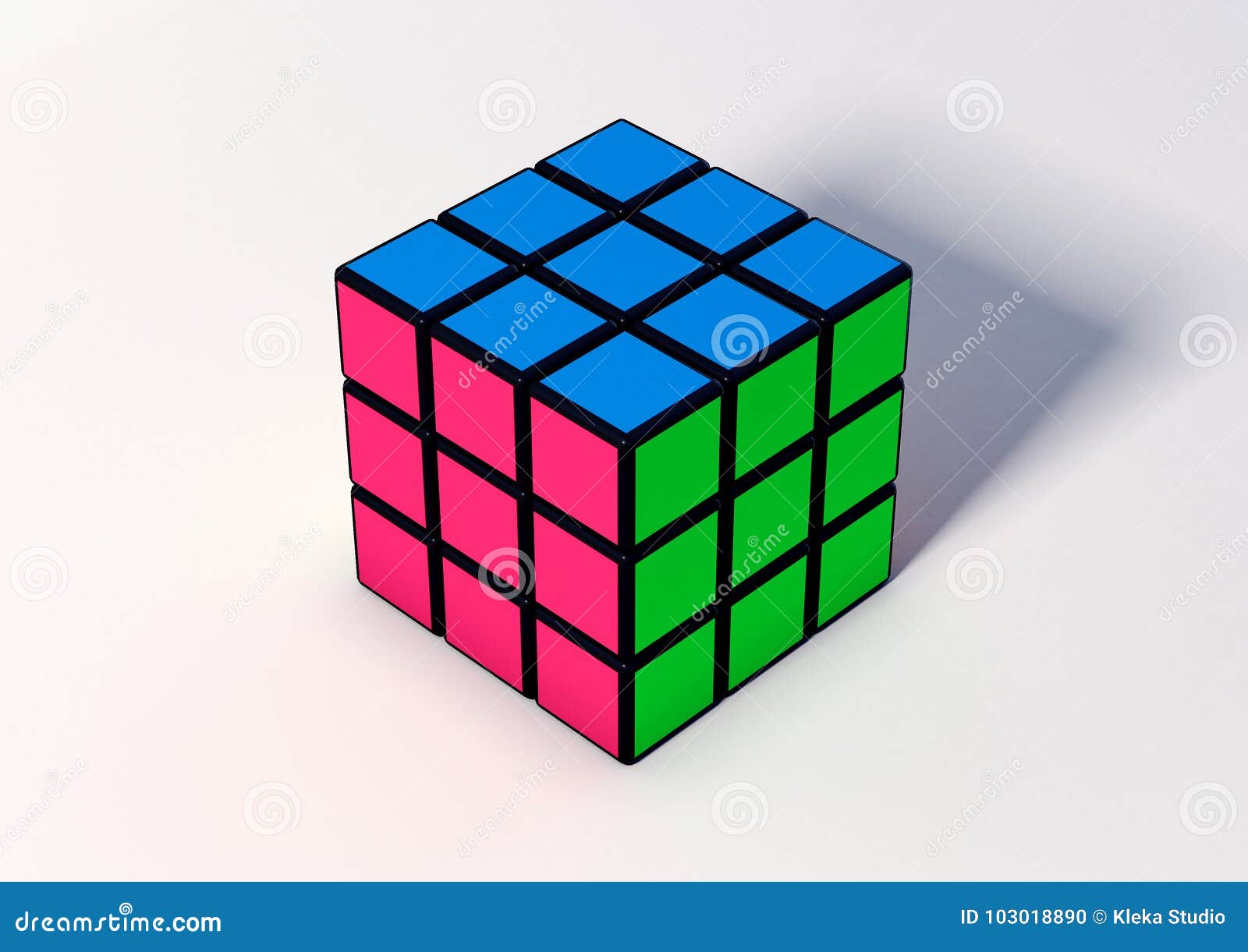 Rubik Cube editorial Illustration of game, isolated 103018890