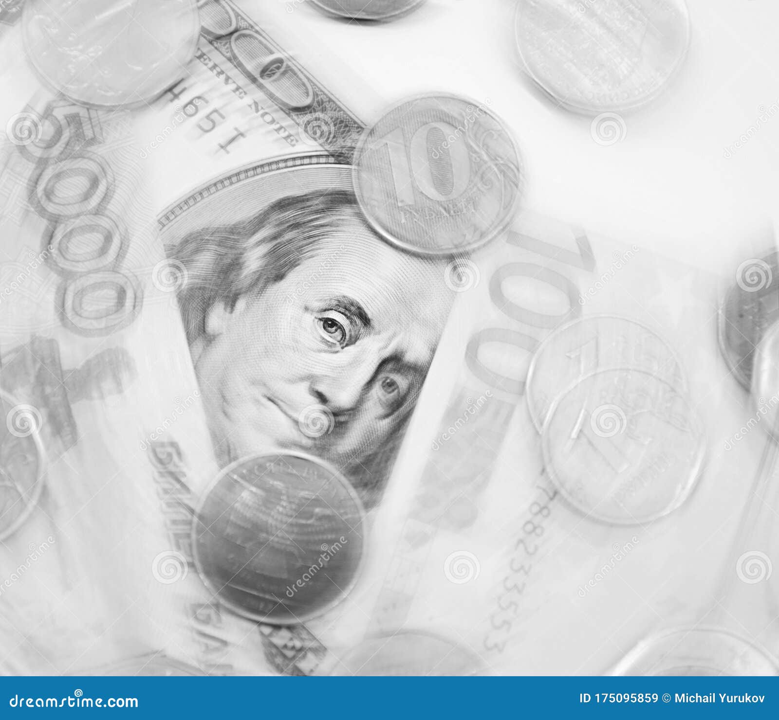 Ruble collapse 1 stock image. Image of money, cash, currencies 175095859