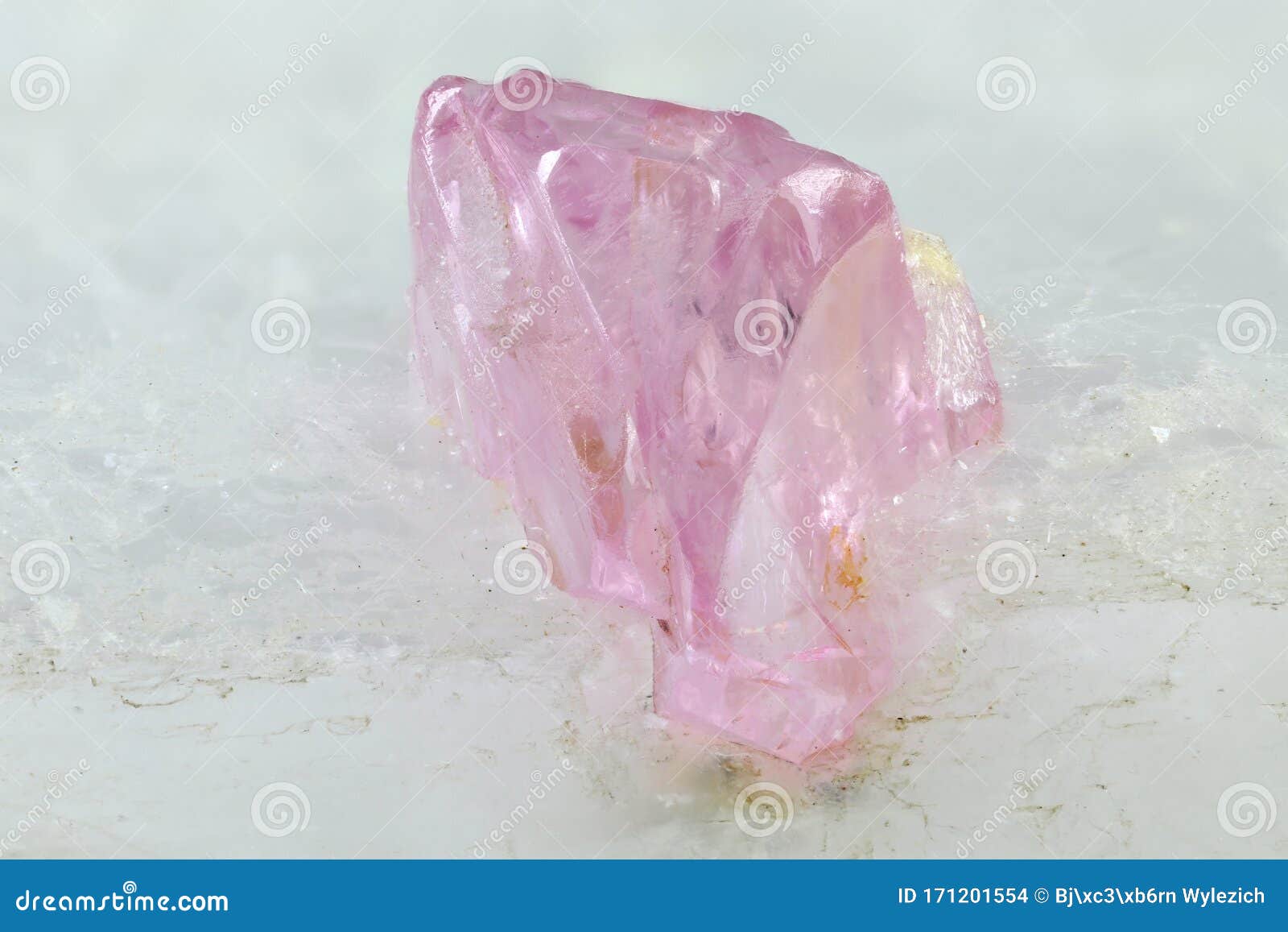 ruby in calcite matrix