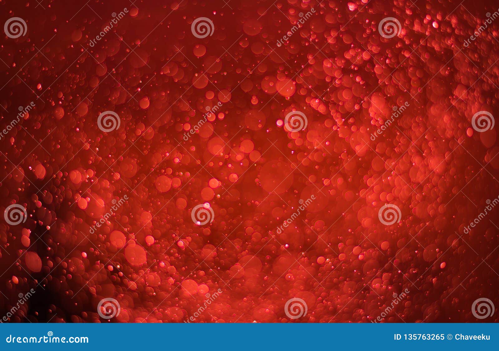 Ruby Red Bokeh Background With Soft Blur Bokeh Light Effect, Background
