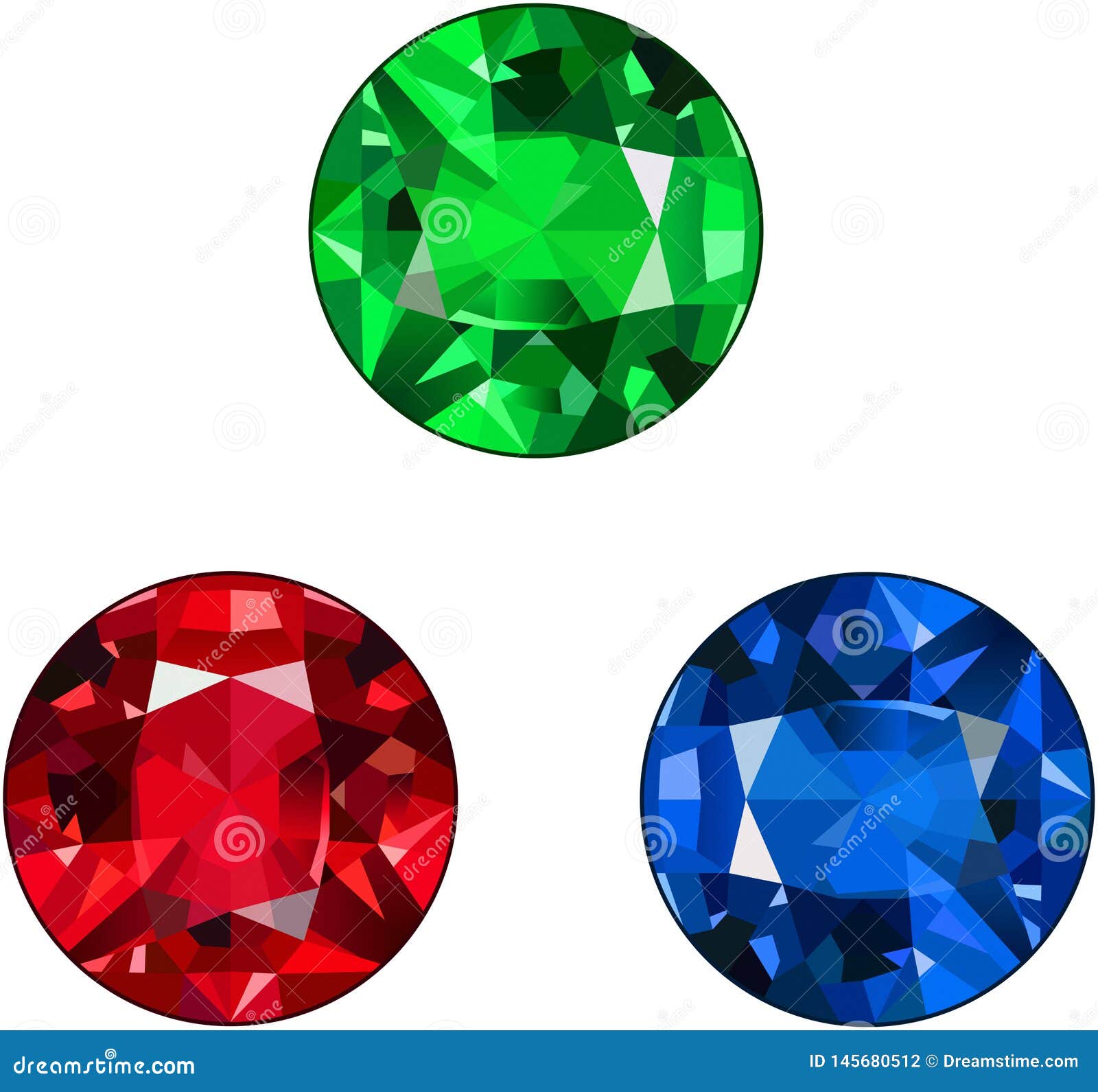 ruby and sapphire gemstones