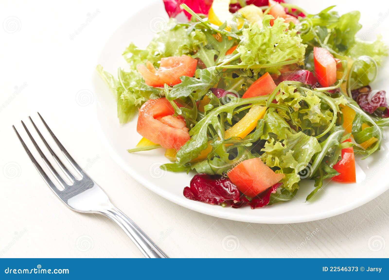 Rucola salad stock image. Image of crisp, nourishing - 22546373
