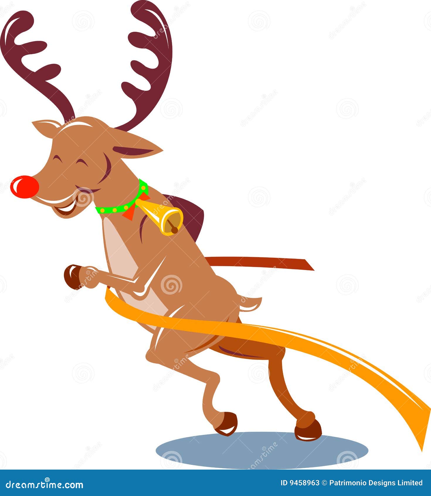 clipart rudolph red nosed reindeer - photo #39