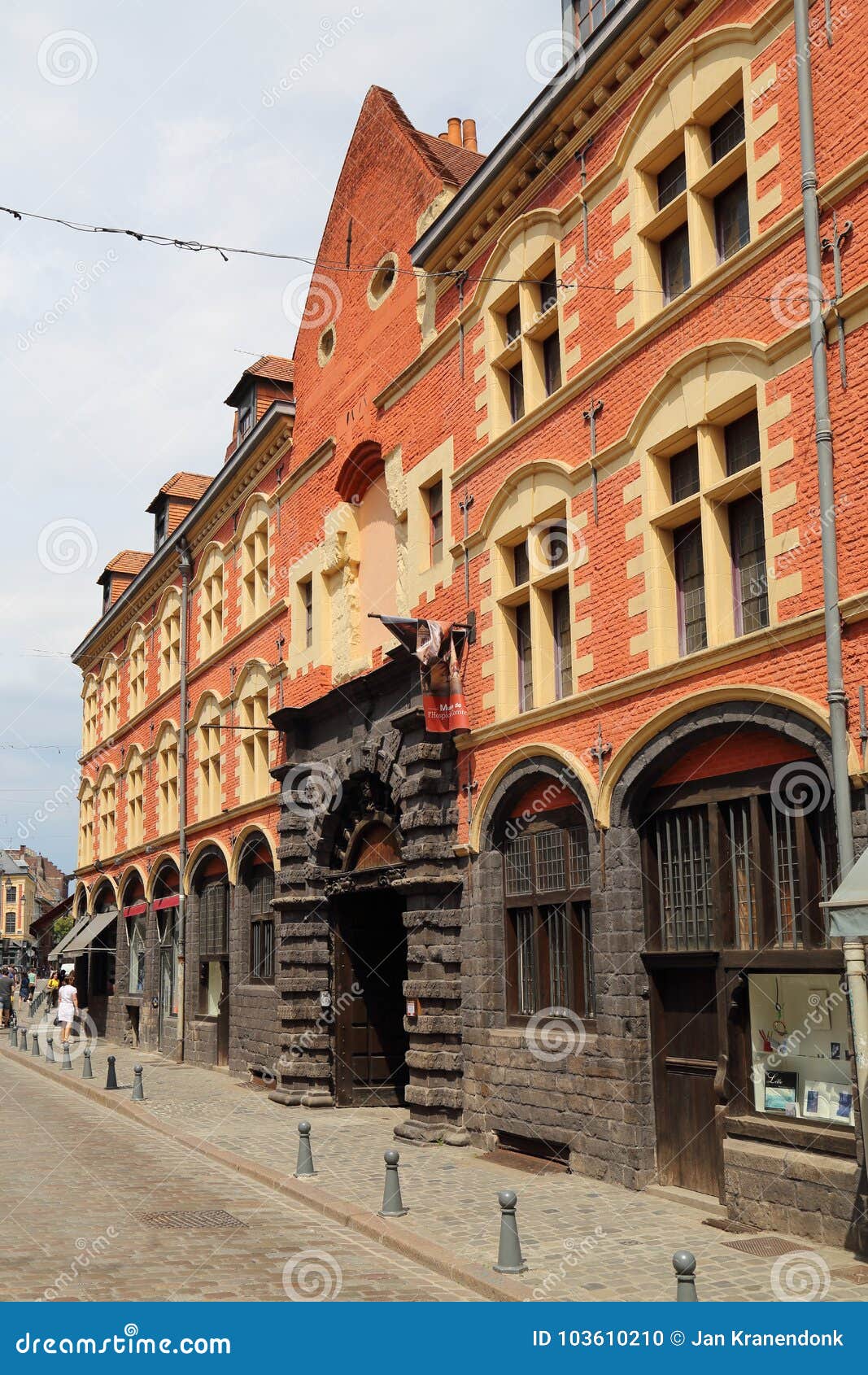 Rue De La Monnaie In Lille, France Editorial Image - Image of doorway, sunny: 103610210