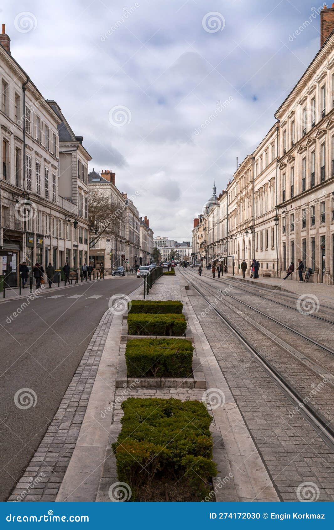 Rue Jeanne D Arc, Avenue of Joan of Arc in Orleans, Loire Valley ...