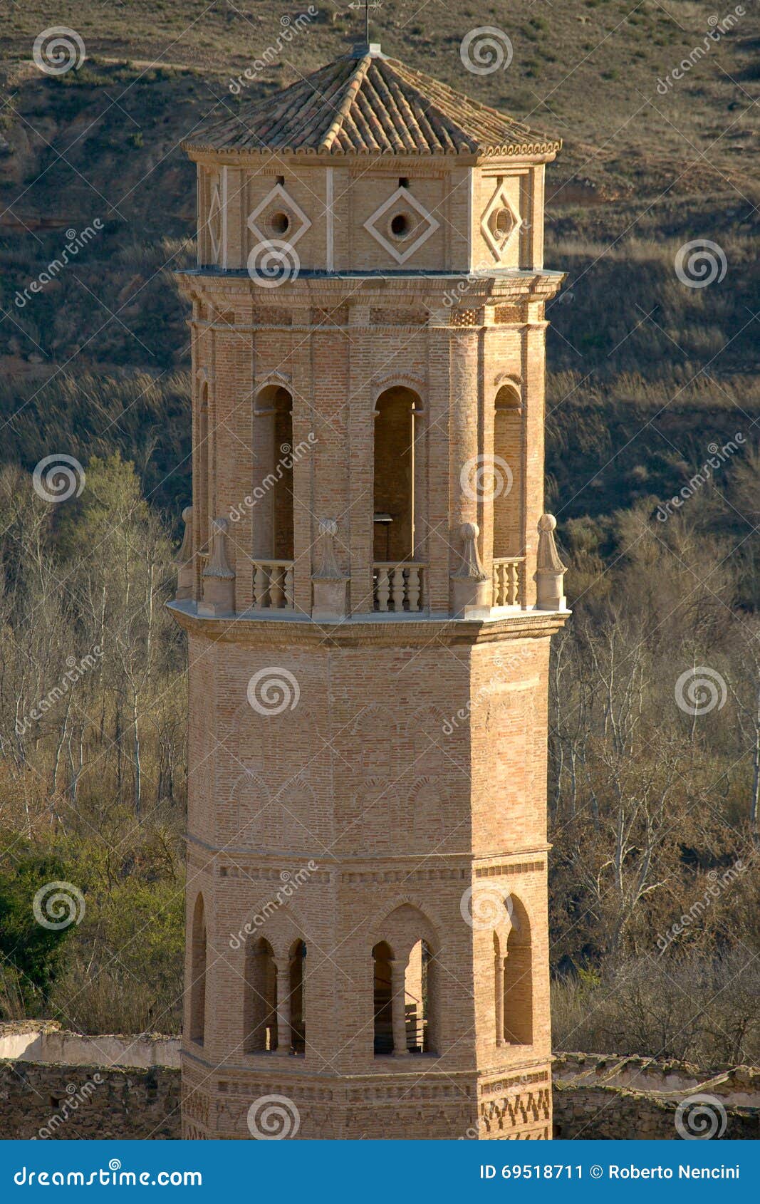 rueda monasterio, zaragoza, aragona, spagna