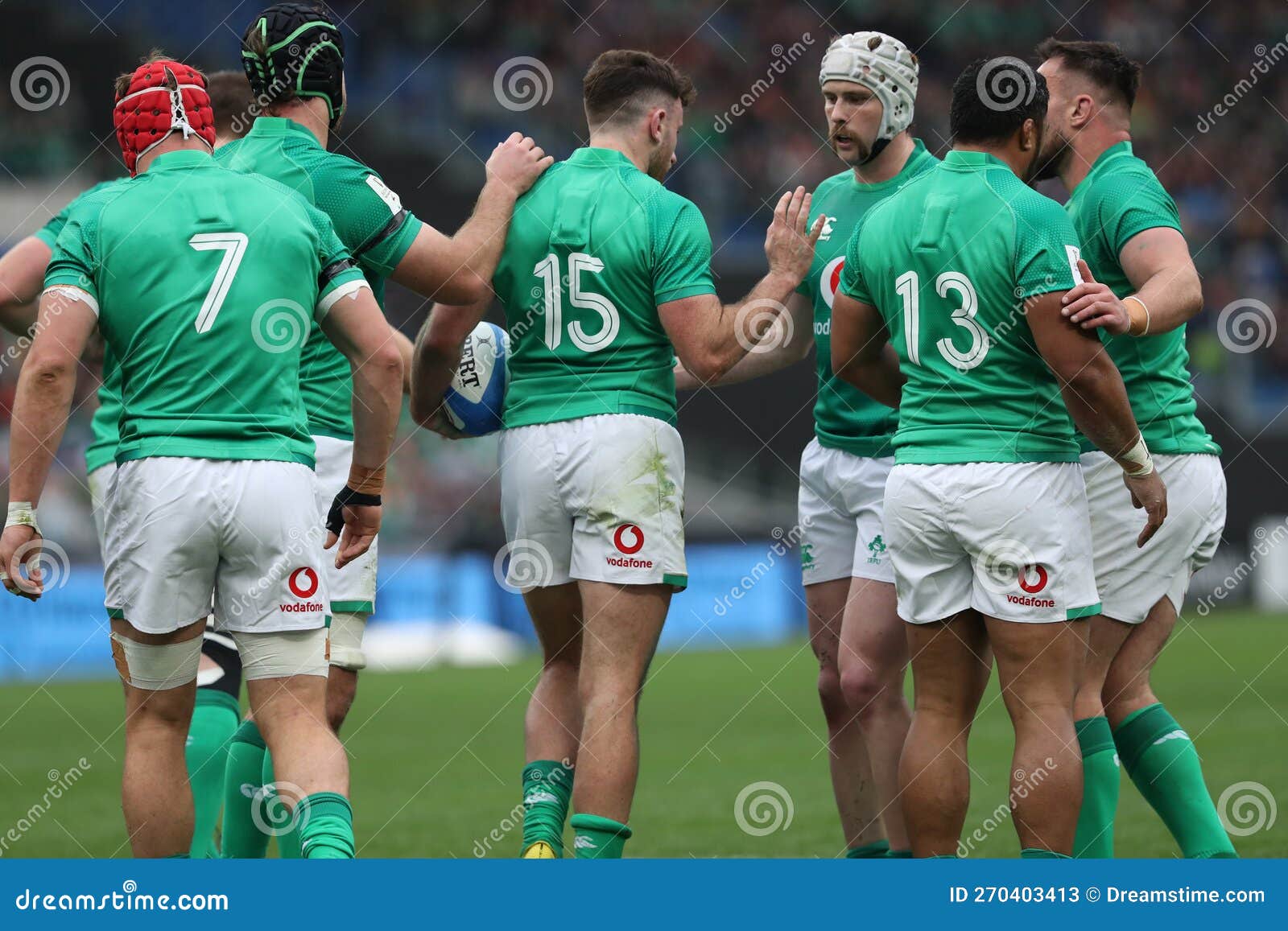 RUGBY GUINNESS SIX NATIONS 2023 - ITALY Vs IRELAND at OLYMPIC STADIUM in ROME Editorial Stock Photo