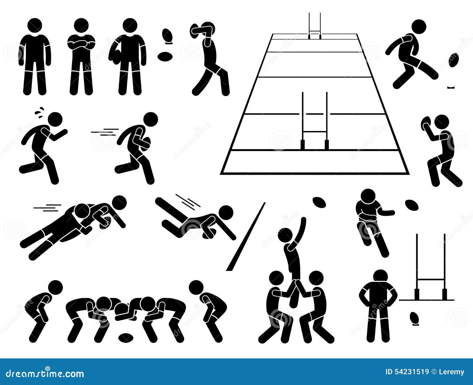 626 Rugby Tackle Stock Illustrations, Vectors & Clipart - Dreamstime