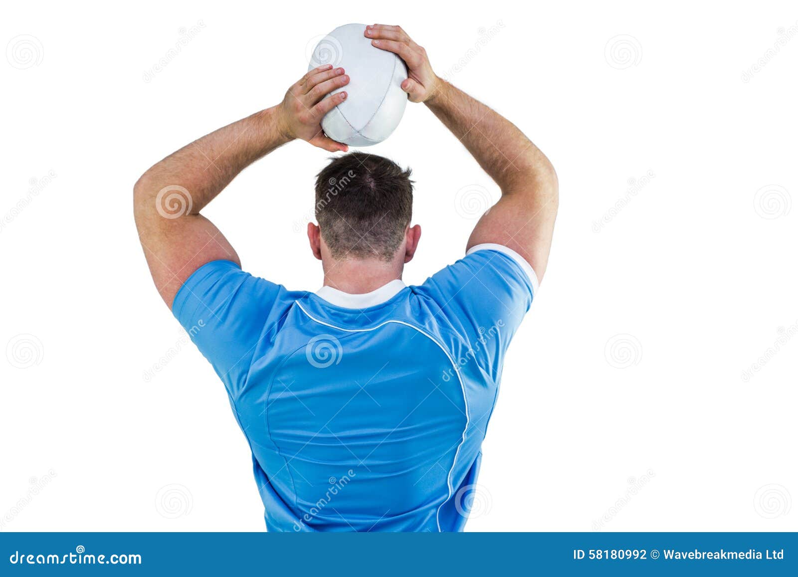 Rugby Player Throwing the Ball Stock Photo Image of sport, player