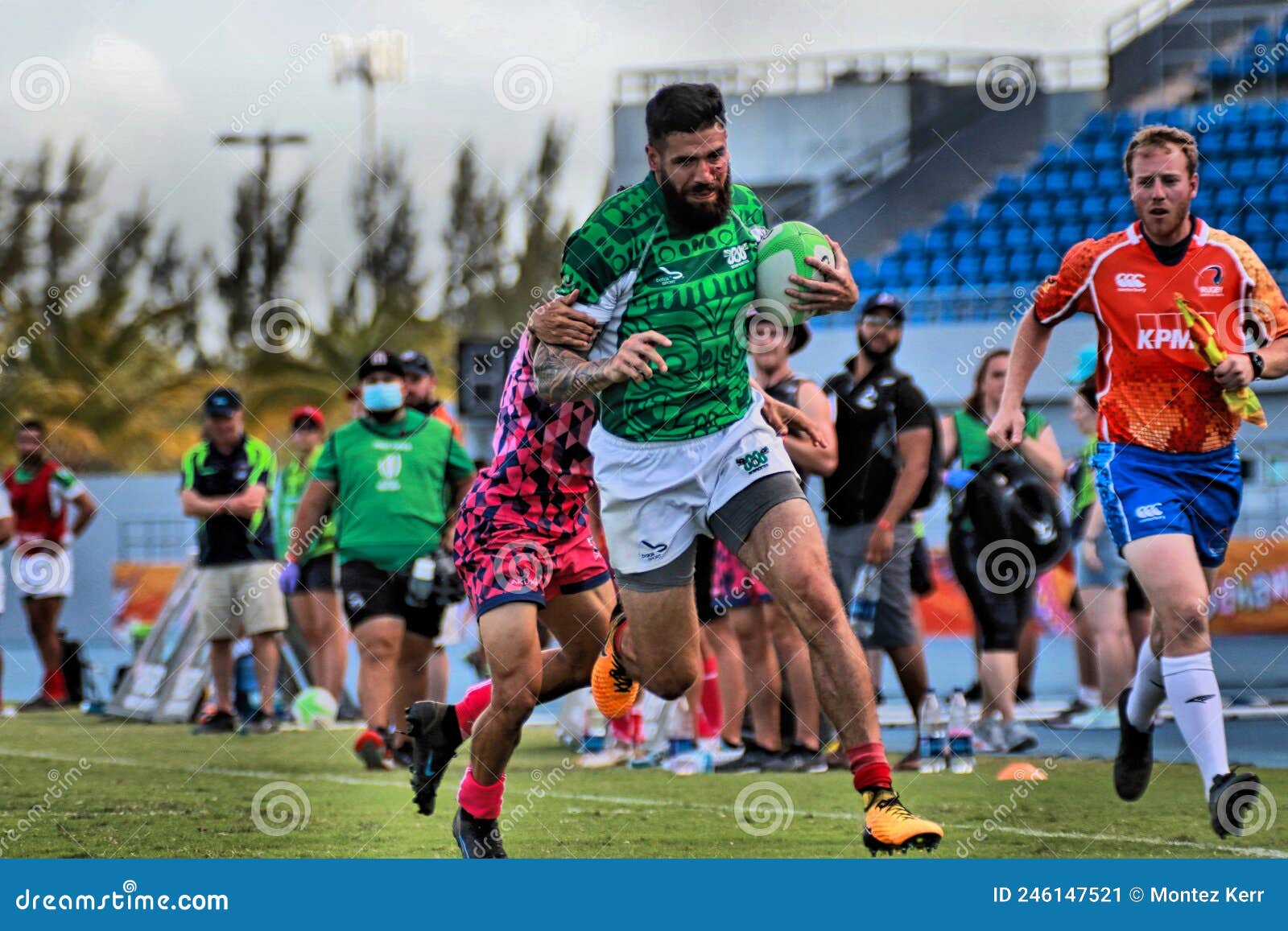 2022 Rugby RAN Seven Qualifier Tournament in the Bahamas Editorial Photo