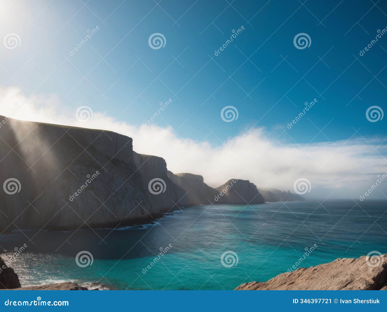 rugged cliffs overlooking a pristine ocean.
