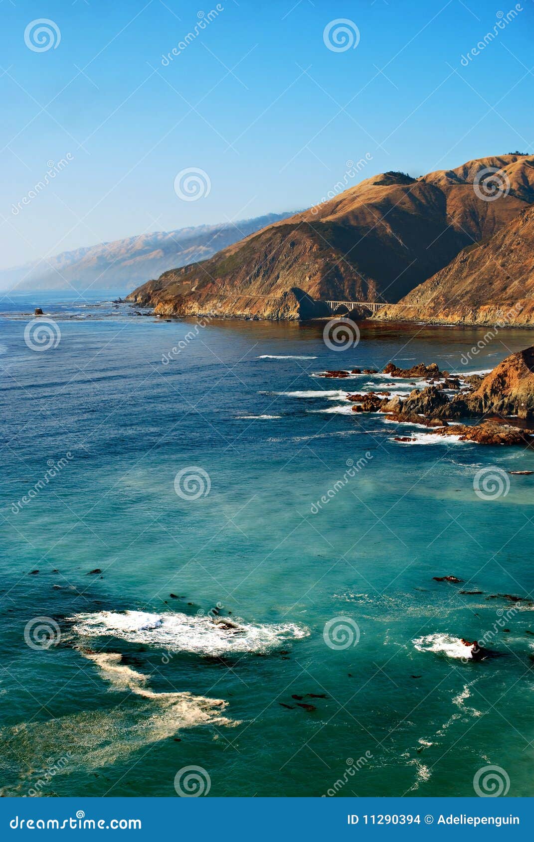 rugged coastline, california