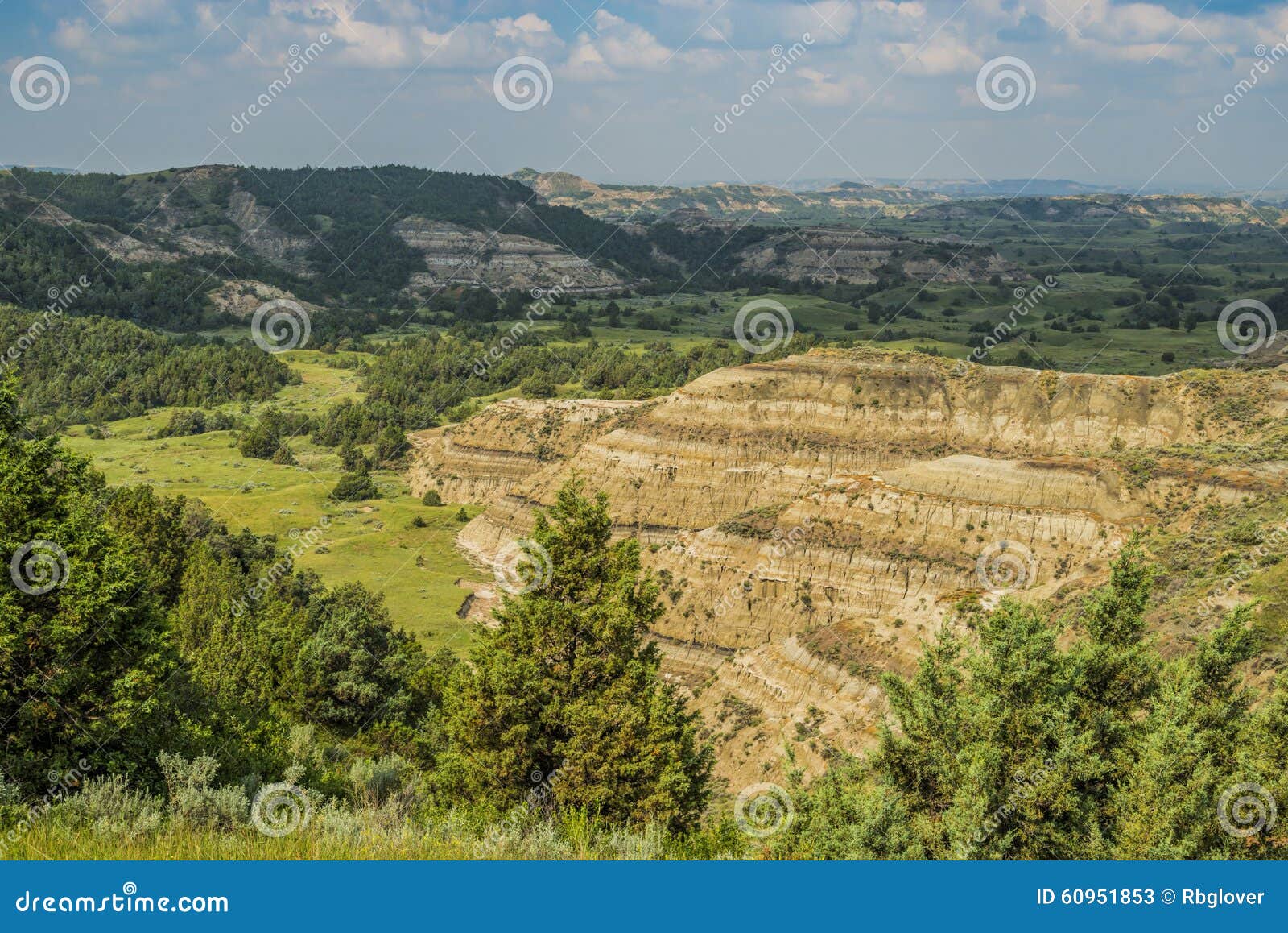 Rugged North Dakota Badlands Stock Image Image of national, jeep