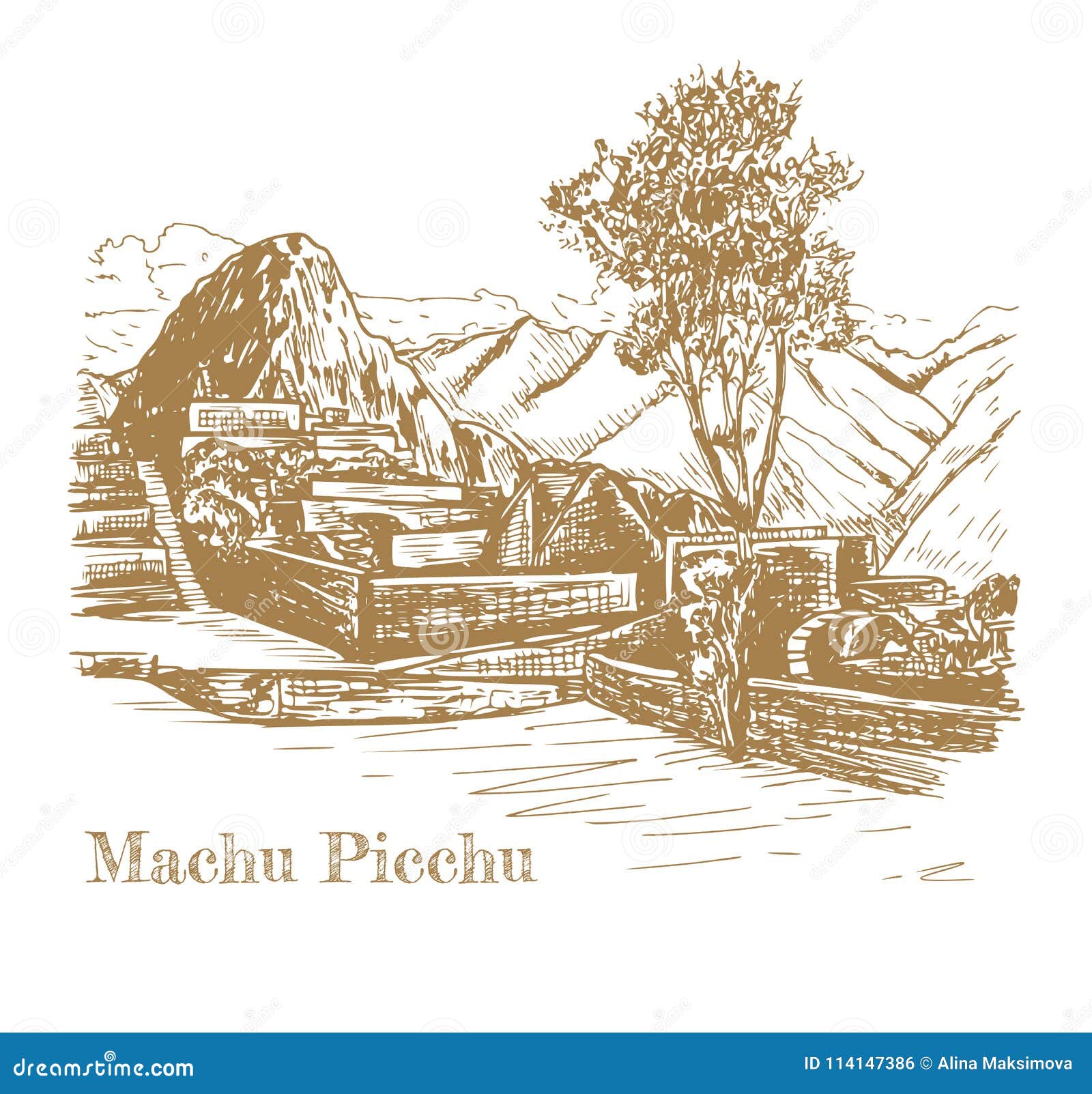 398 Machu Picchu Sketch Images, Stock Photos & Vectors | Shutterstock