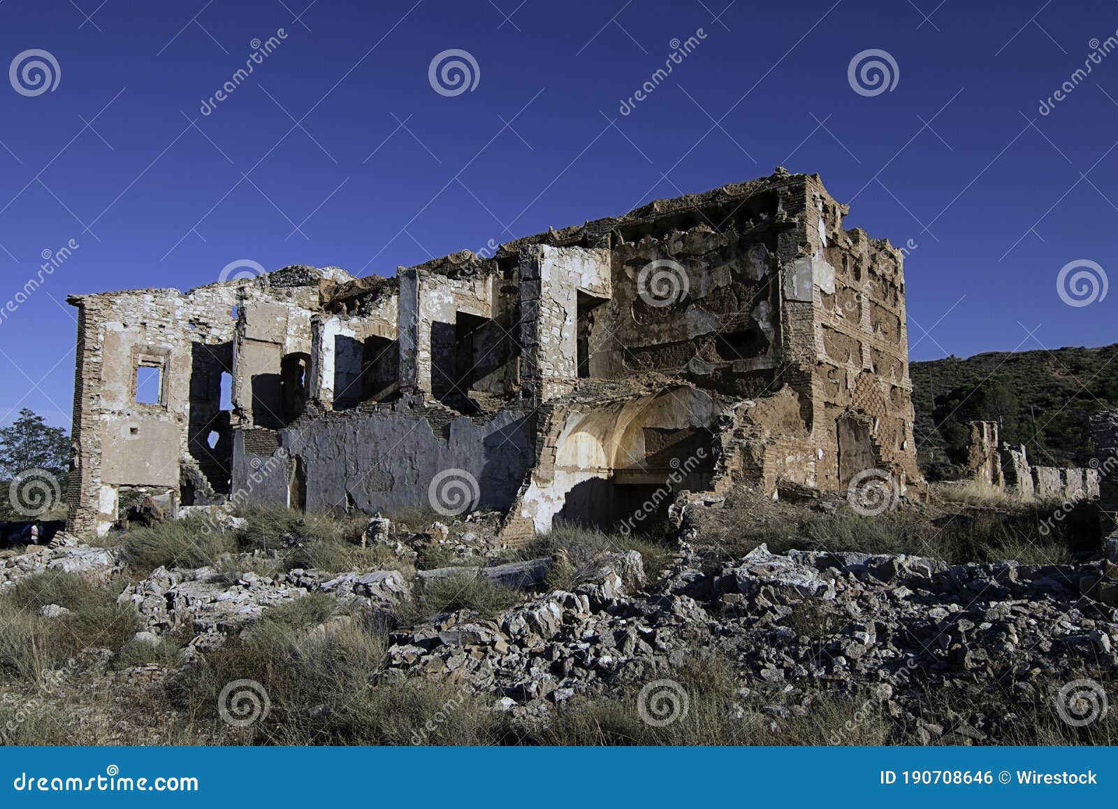 ruinas alrededor de belchite