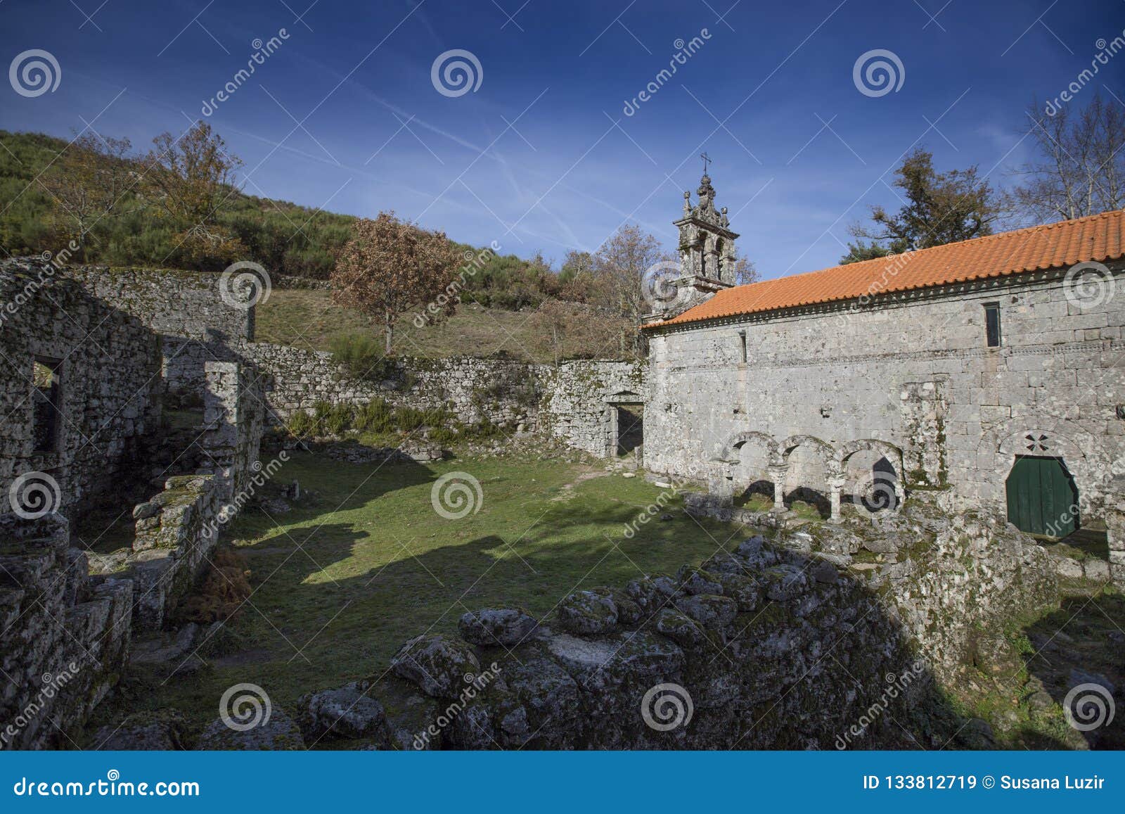 ruined monastery of pitoes das junias, municipality of montalegre. peneda gerÃÂªs national park. portugal.