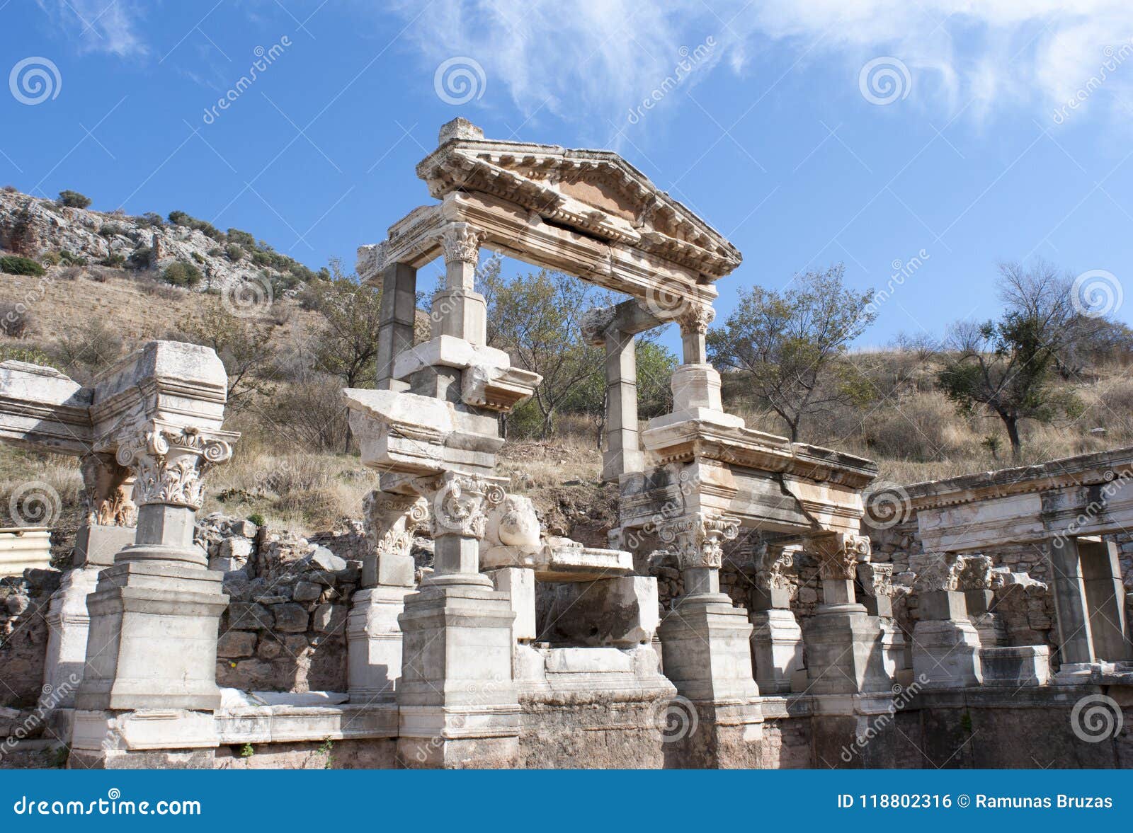 Ruinen alter Stadt Ephesus. Ruinen altgriechischer Stadt Ephesus BC errichtet im 10. Jahrhundert die Türkei