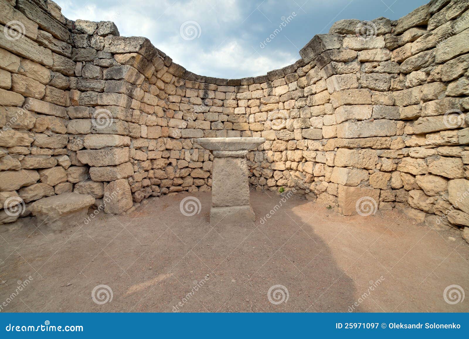 ruins of ancient greek colony khersones