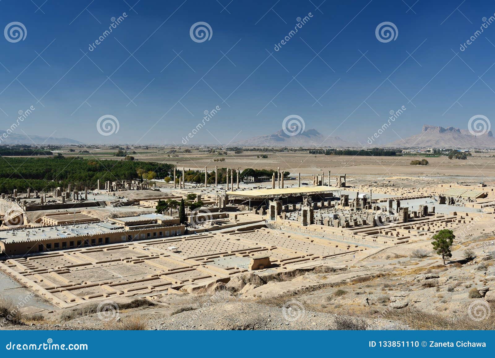 ancient persepolis complex in pars, iran