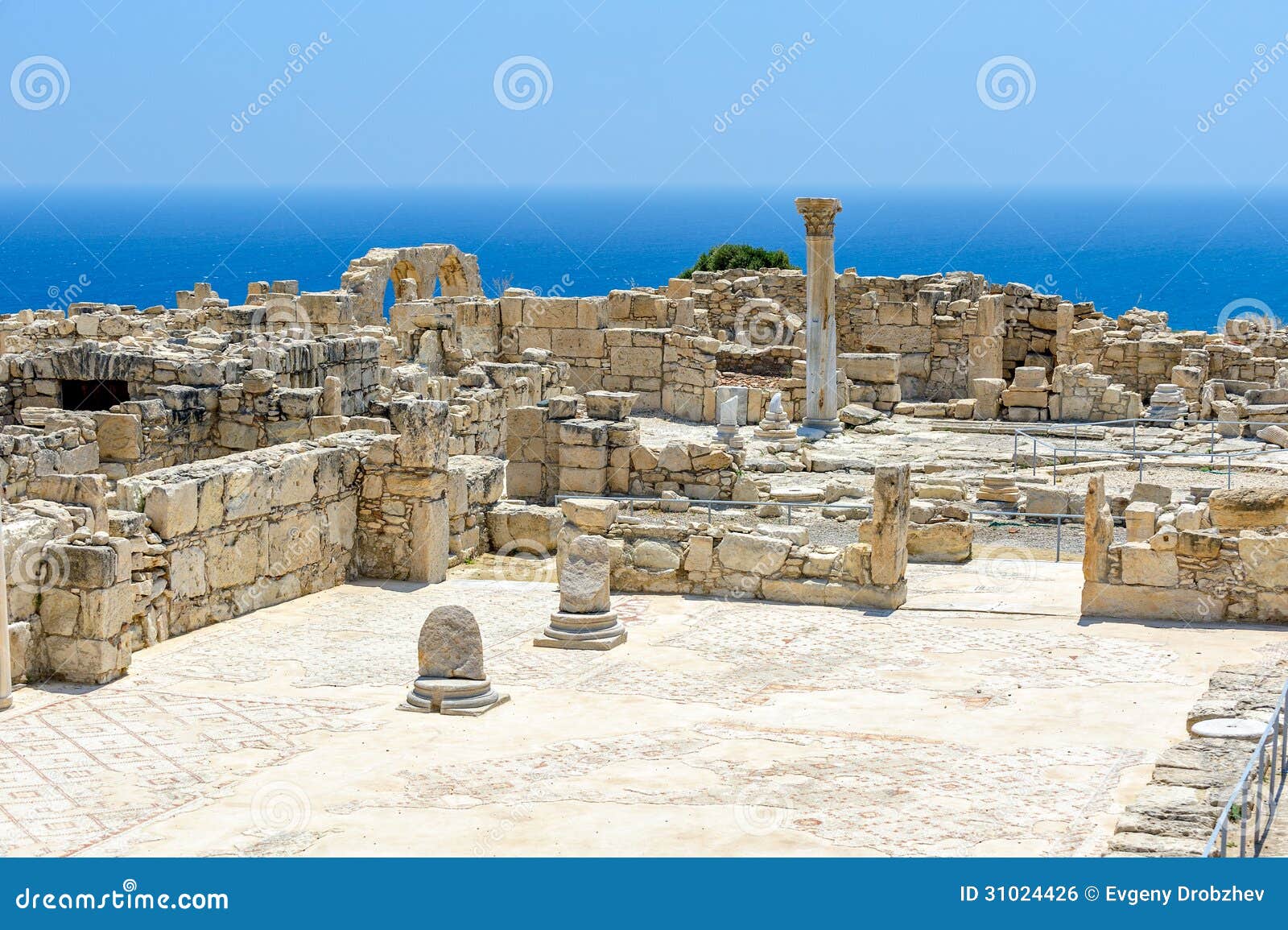 Ruins of Ancient Town on Cyprus Stock Photo Image of antiquities